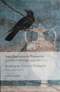 Portada del llibre "Aquellas aves de Pompeya. Un Paseo Ornitológico en el año 79 d.C."