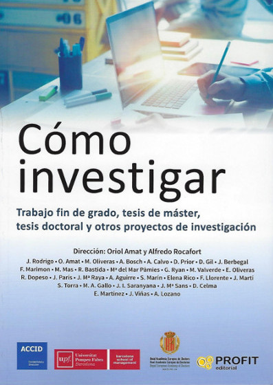 Portrait of the book "Como Investigar" RAED - ACCID - UPF
