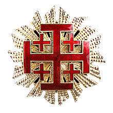 Badge of the Equestrian Order of the Holy Sepulchre of Jerusalem