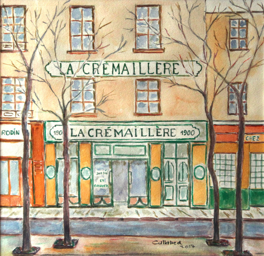La Cremaillere - Exhibition of watercolors by Joaquin Callabed