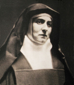 Edith Stein al Carmel de Colònia, abans de viatjar a Echt, Països Baixos, ca. desembre de 1938 o 1939