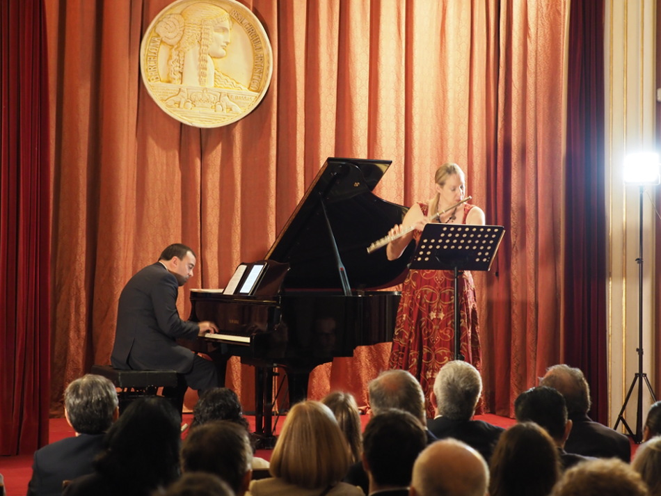 concierto flauta y piano - Linda Chatterton y Nauzet Mederos