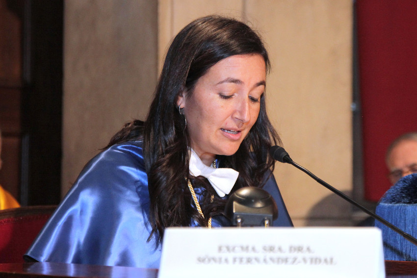 Video summary of admission as academician of Sònia Fernández-Vidal