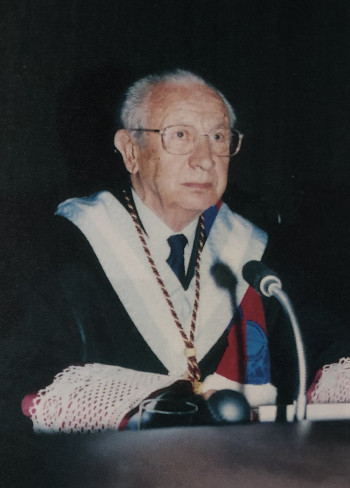 El Dr. Juan Antonio Samaranch Torelló, en su ingreso en la Real Academia Europea de Doctores