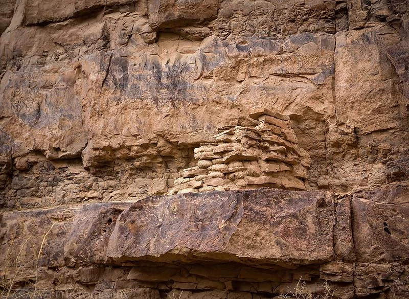 En Nine-Mile Canyon en Utha (USA) se puede apreciar el paso del tiempo en sus estratos geológicos
