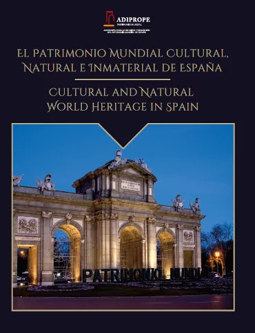 Portada libro "El patrimonio mundial cultural, natural e inmaterial de España"