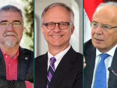 Act of admission as Academicians: Dr. Mateo Valero, Dr. Randy Avent y Dr. Hisham el Sherif