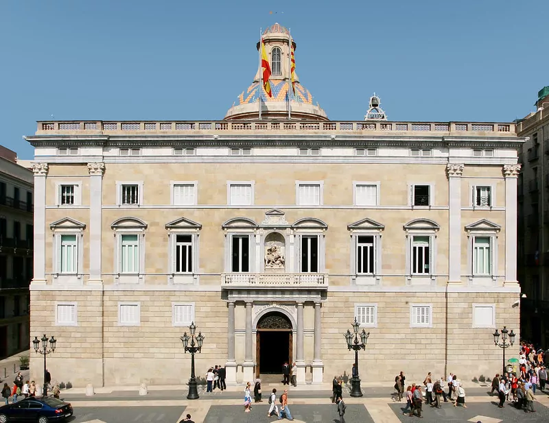 Façana del Palau de la Generalitat de Catalunya