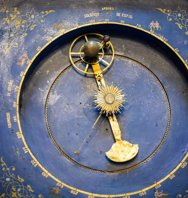 Reloj astronómico del maestro artesano Alberto Billeter