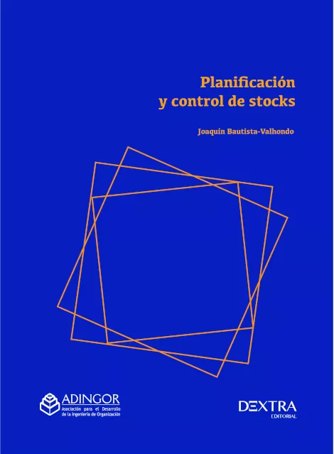 Portada del libro "Planificación y control de stocks", por el Dr. Joaquín Bautista Valhondo