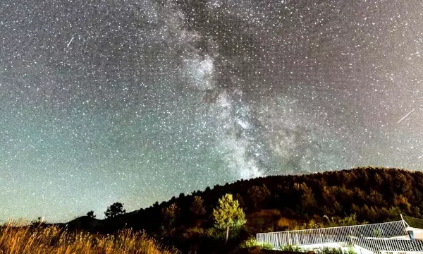 Una espectacular lluvia de estrellas