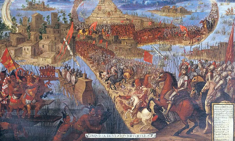 La conquista de Tenochtitlan