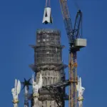 La gran cruz que coronará Barcelona