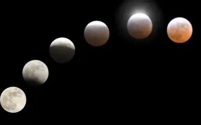 El eclipse, avistado con ojos de astrónomo